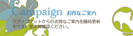 お得なご案内